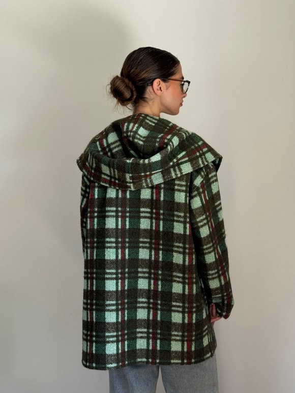 Retrobird Urban Retro Kapüşonlu Oversize Haki Ceket Kaban