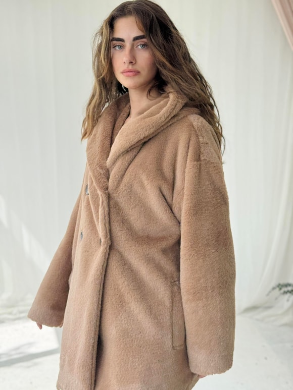 Retrobird Urban Retro Kapüşonlu Oversize Ceket Kaban