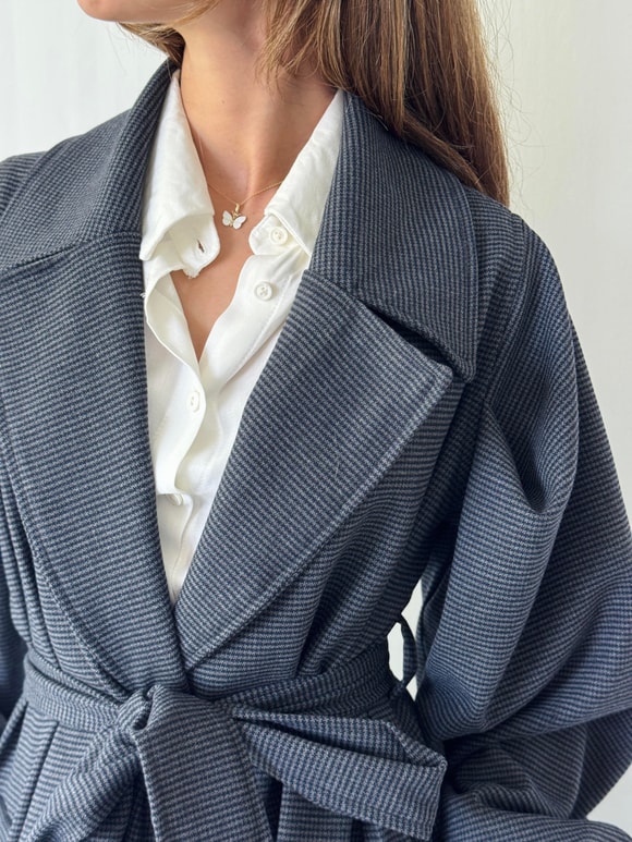 Retrobird Valencia Kuşaklı Trenchcoat Hafif Kaban