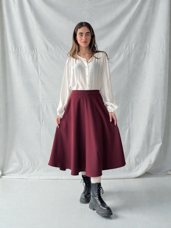 Retrobird Valerie Kışlık Kloş Uzun Etek
