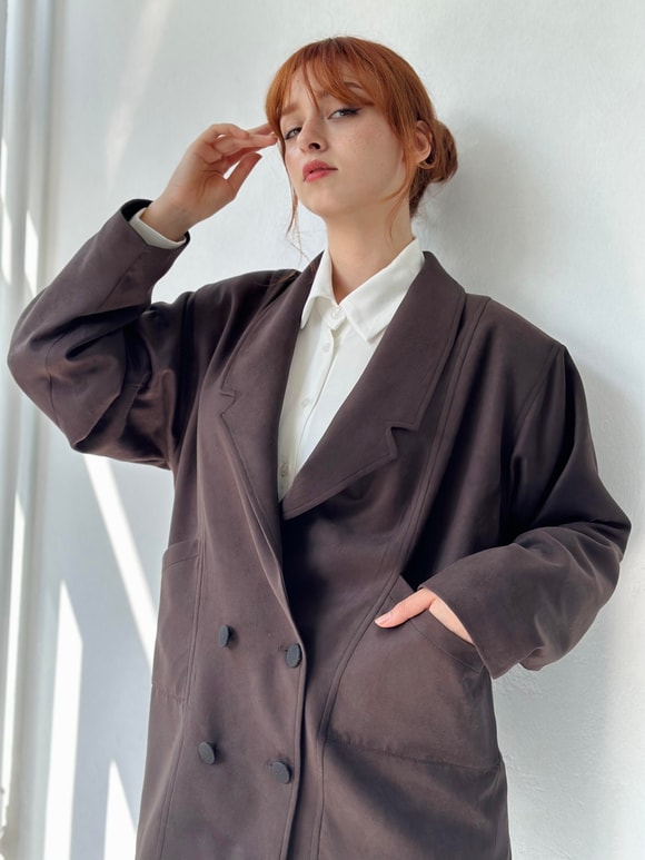 90'lar Retro Model Oversize Tasarım Ceket