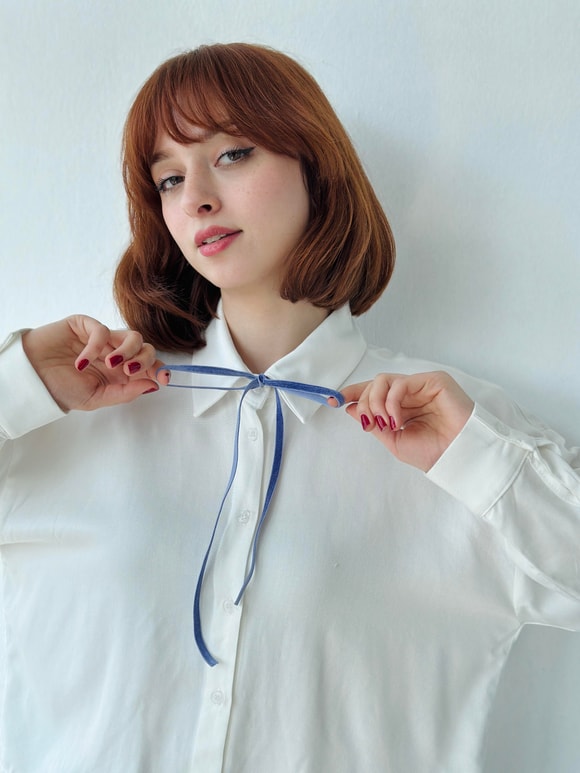 Gömlek Saç Boyun Aksesuarı Lastikli Kurdele