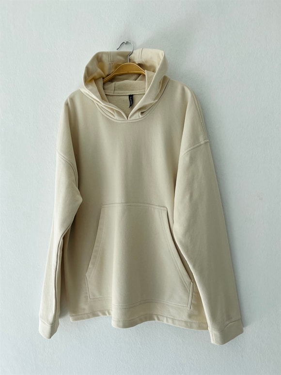 Oversize Unisex Basic Kapüşonlu Sweatshirt
