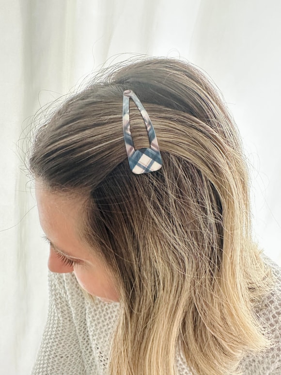 Retrobird 2'li Çıtçıtlı Bijuteri Ekose Toka Seti