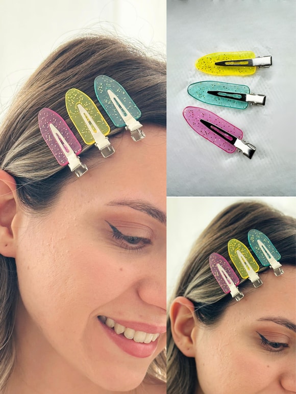Retrobird 3'lü Makyaj Saç Pens Toka