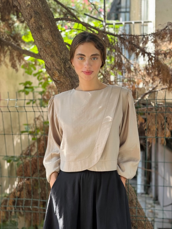 Retrobird Alisa Kapaklı Retro Kum Gömlek