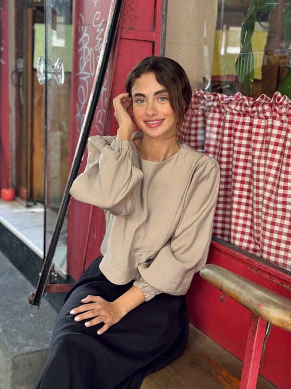 Retrobird Alisa Kapaklı Retro Kum Gömlek