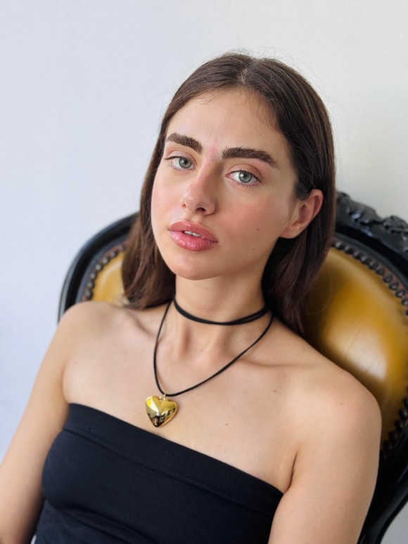 Retrobird Choker Gold Necklace