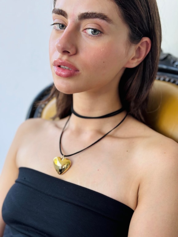 Retrobird Choker Bağlamalı Kolye