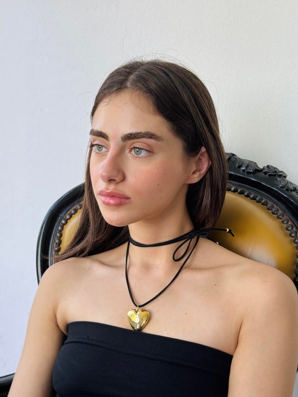 Retrobird Choker Bağlamalı Kolye