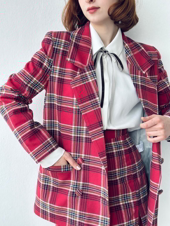 Retrobird Ekose Blazer Ceket
