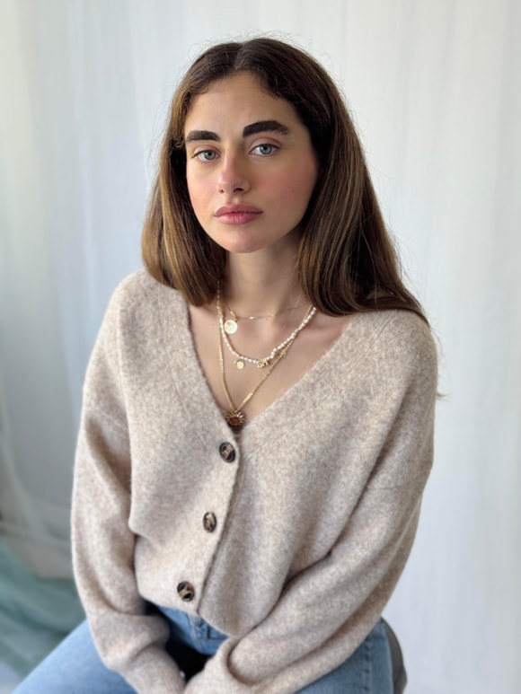 Retrobird Önden Düğmeli Basic Şardonlu Hırka