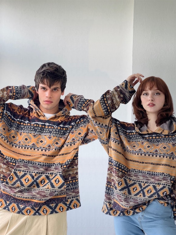 Retrobird Oversize Unisex Basic Hoodie Sweatshirt