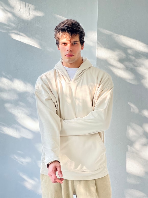 Oversize Unisex Basic Hooded Sweatshirt