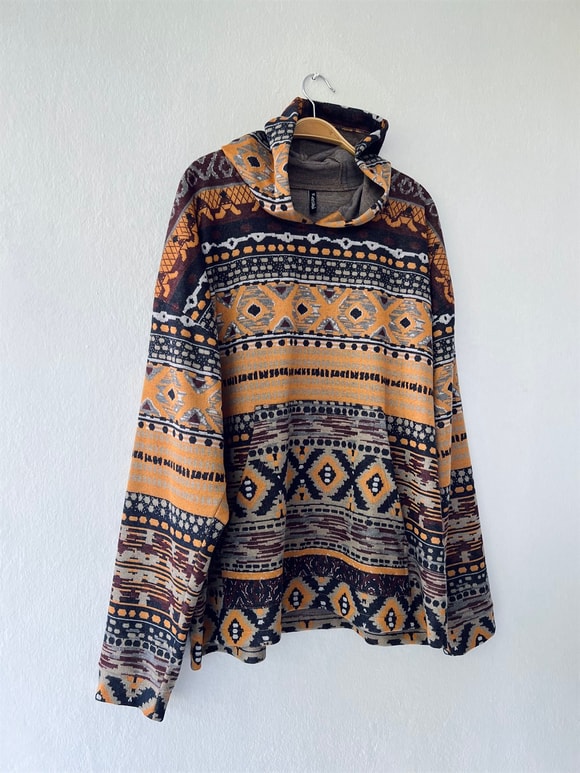 Retrobird Oversize Unisex Basic Kapüşonlu Sweatshirt