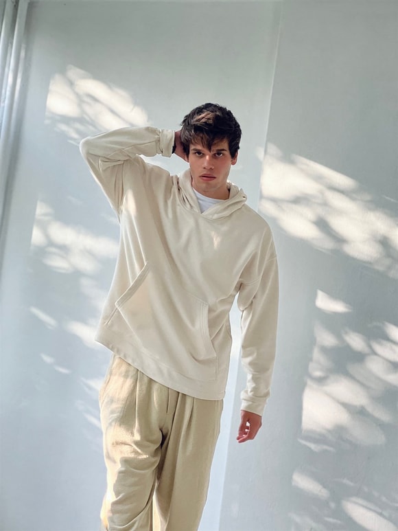 Oversize Unisex Basic Hooded Sweatshirt