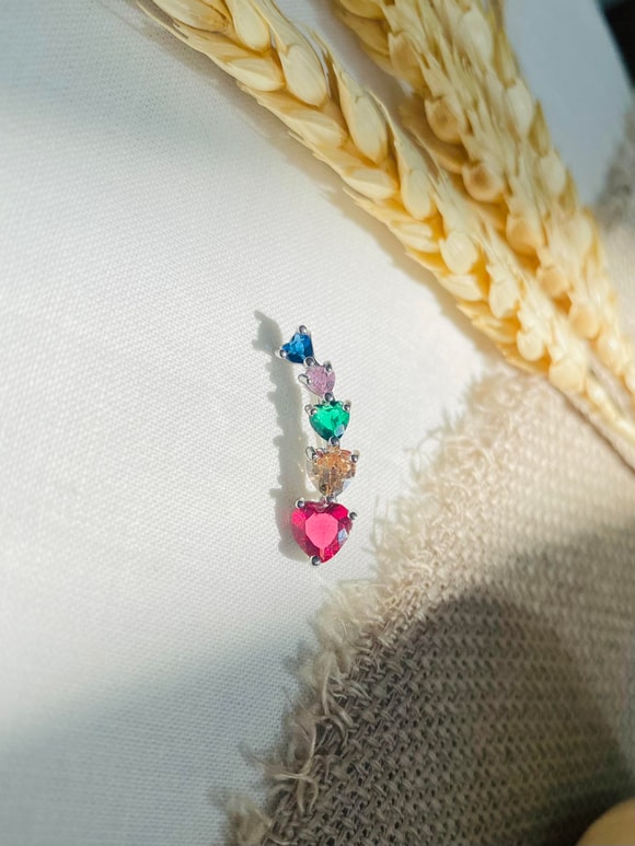 Retrobird Prinç ve Zirkon Taşlı Küpe (Adet)