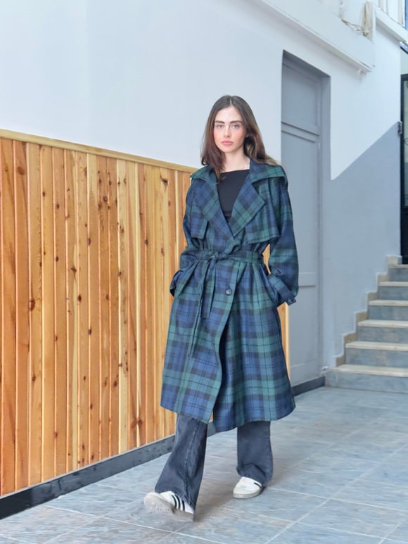 Retrobird Tasarım İngiliz Pelerin Model Trenchcoat Ceket