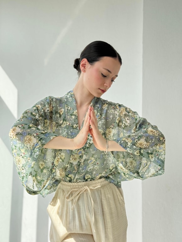 Retrobird Tasarım Mini Kimono