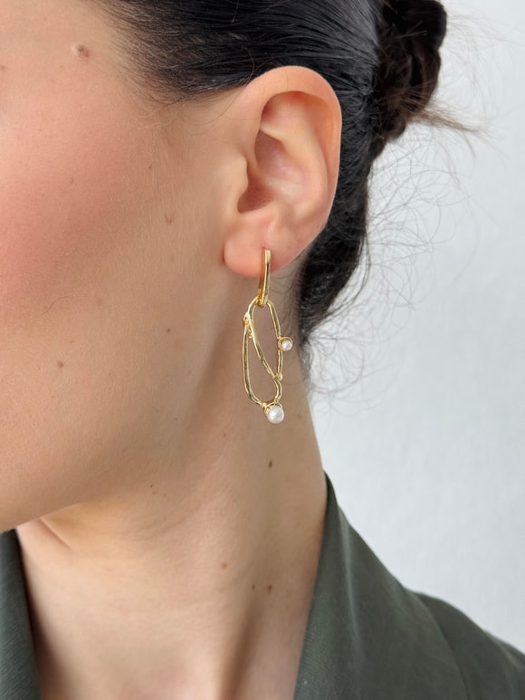 Retrobird Tasarım Retro Model Küpe