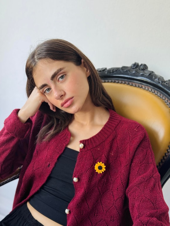 Retrobird Tasarım Broş Yaka İğnesi