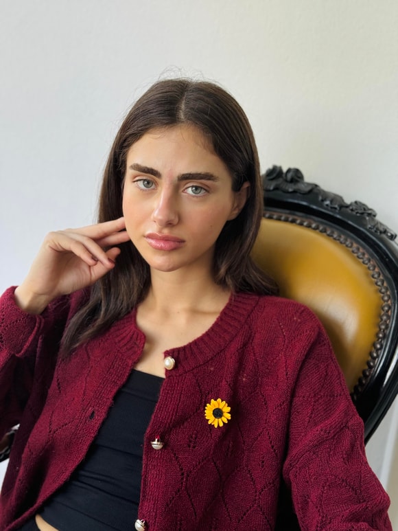 Retrobird Tasarım Broş Yaka İğnesi