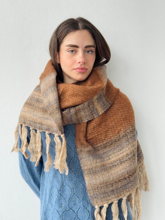 Retrobird Unisex Şal Atkı