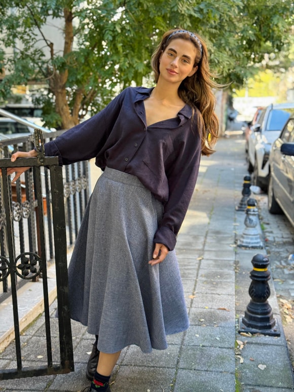 Retrobird Valerie Kışlık Kloş Uzun Etek