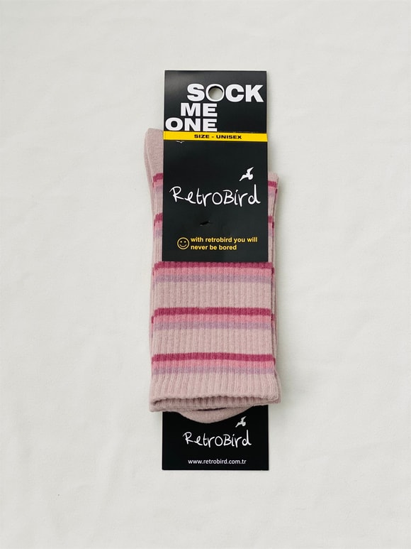 Retrobird Cotton Single Pair Multicolored Unisex Sports Socks