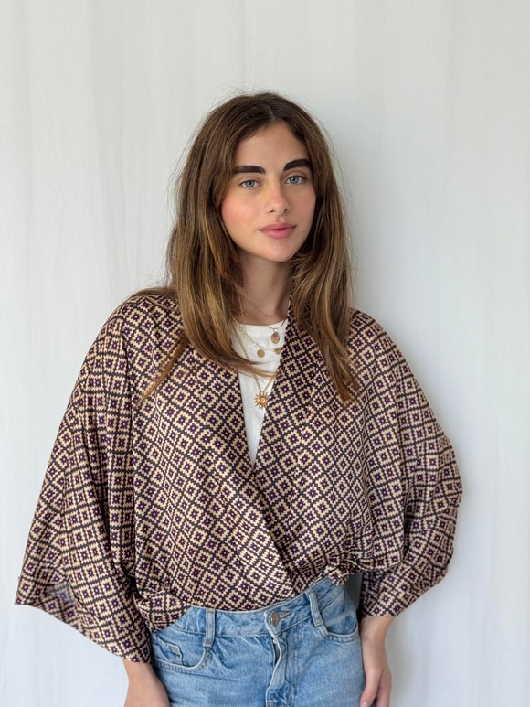 YENİ Retrobird Tasarım Mini Kimono