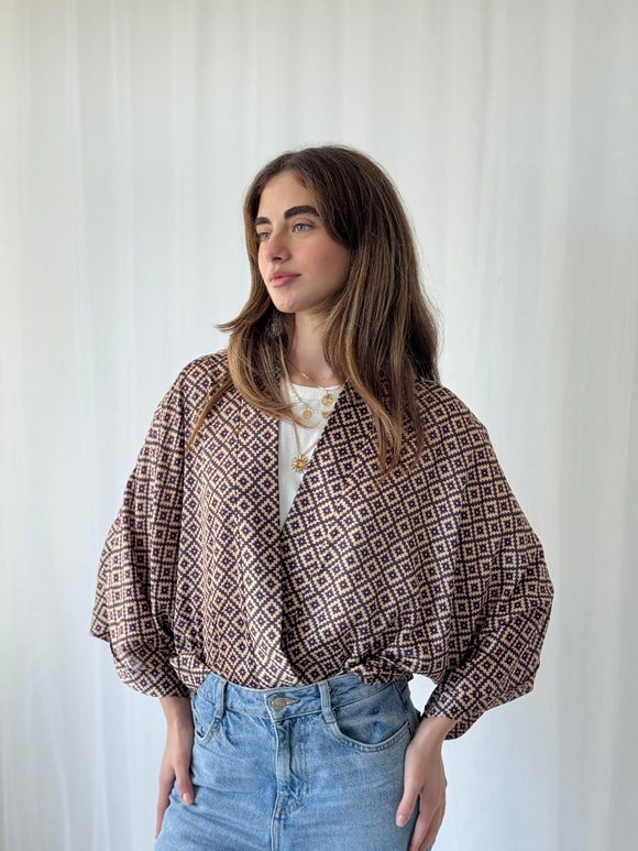 YENİ Retrobird Tasarım Mini Kimono