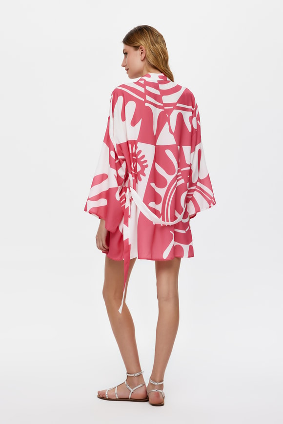RAx Pembe Mini Kimono
