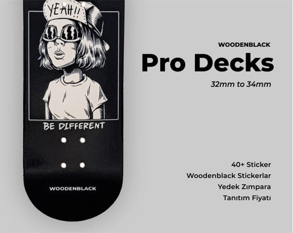 Woodenblack fingerboard pro deck