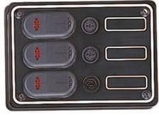 3'lü Switch Sigorta paneli