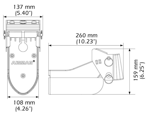 Airmar TM185MW Chirp Ayna 60-100 kHz 1kW