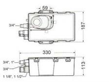 Attwood duş boşaltma sistemi 12V