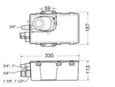 Attwood duş boşaltma sistemi 24V