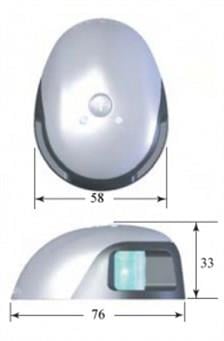 Attwood Ledli sancak/iskele feneri 12V/2.4W Krom