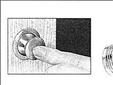 Basmalı butonlu yaylı kilit