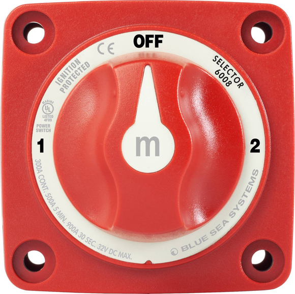 Blue Sea Systems 3 Pozisyonlu Akü Şalteri 6008