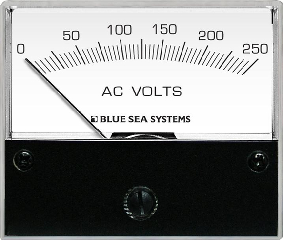 Blue Sea Systems AC Analog Voltmetre 0-250V AC