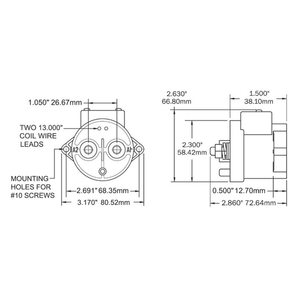 Blue Sea Systems L Serisi Solenoid Switch 12/24V 9012B