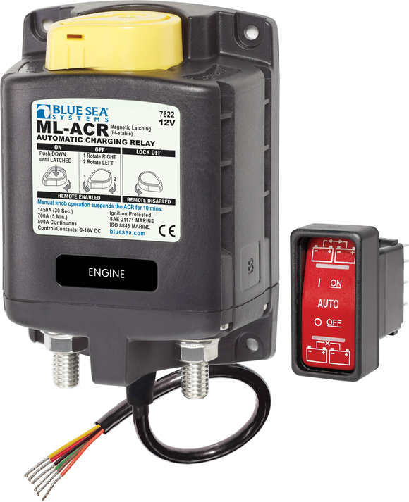 Blue Sea Systems ML-ACR Otomatik Şarj Rölesi 12V/500A 7622