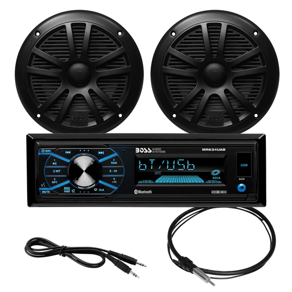 BOSS Audio Systems MCBK634B.6 Marin Teyp ve Hoparlör Seti