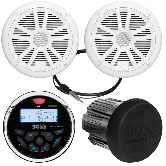 BOSS Audio Systems MCKGB350W.6 Marin Teyp ve Hoparlör Seti