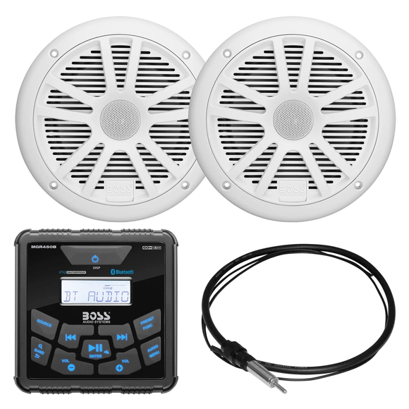 BOSS Audio Systems MCKGB450W.6 Marin Teyp ve Hoparlör Seti