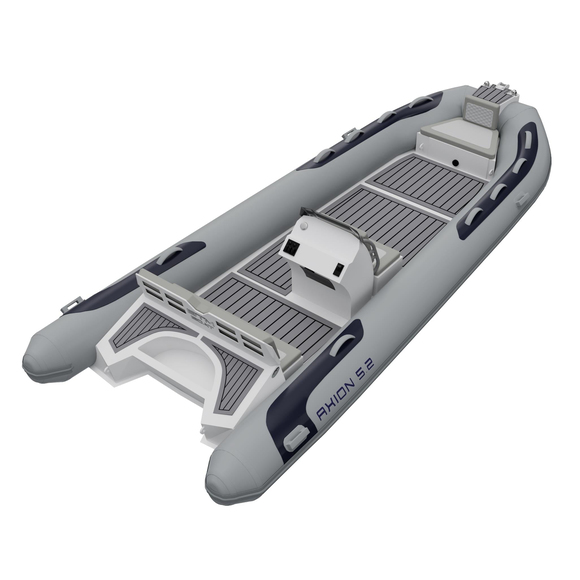 BTM Boat AXION 5.2 Alüminyum Sabit Tabanlı Konsollu Şişme Bot - Gri