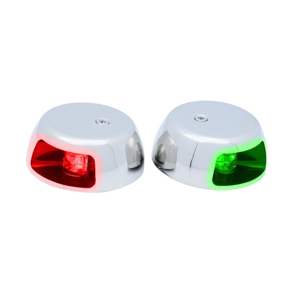 Burun İskele Sancak Feneri Krom Takım 12V Led