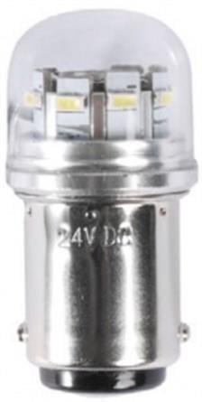 Cam Kapaklı Ledli Ampul BA15D 12/24V DC 1,5W