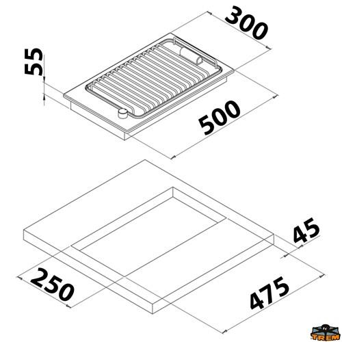 CAN PB1327 Elektrikli Barbekü
